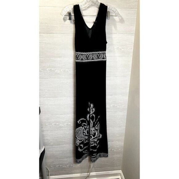 Forever Women's Black Surplice‎ Sleeveless Maxi Dress - Picture 3 of 7